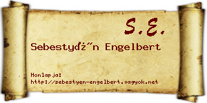 Sebestyén Engelbert névjegykártya